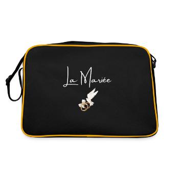 La mariée - Sac Retro - noir/or - Dos