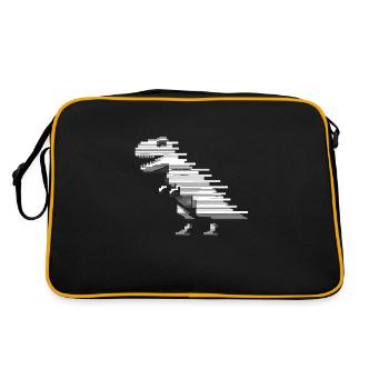 Dinosaures dinosaures dinosaures t-rex - Sac Retro - noir/or - Dos