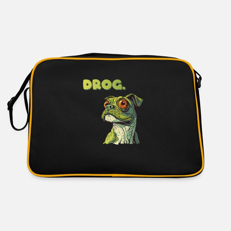 DROG Meme half dog half frog Retro Bag