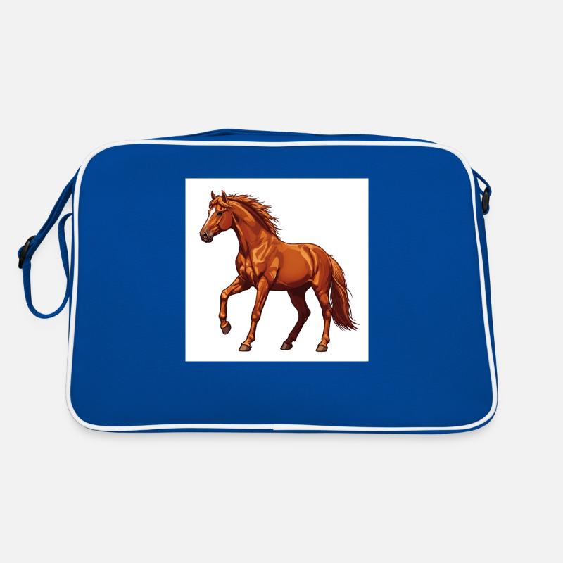 Das Pferd: Ein edles Tier Retro Tasche