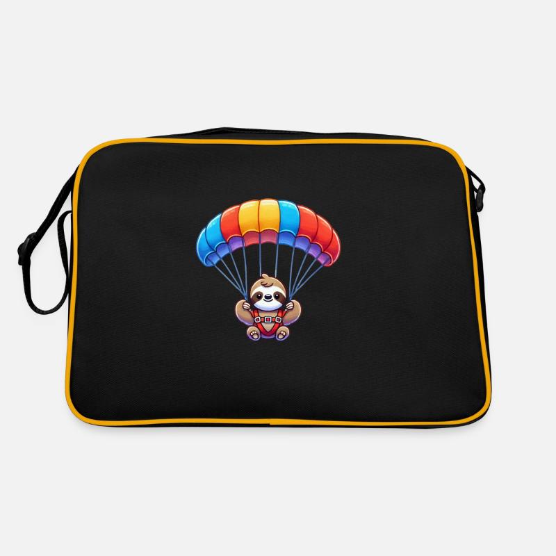 faultier fallschirm Retro Tasche