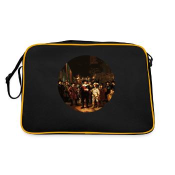 The Night Watch stealth - Retro Bag - black/gold - Back