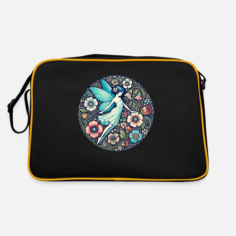 Blaue Fee Retro Tasche