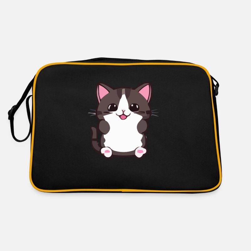 Katze Comic Retro Tasche