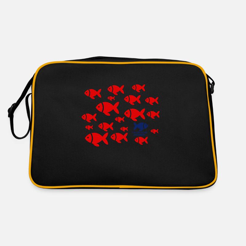 Being different (fish humor) Retro Bag