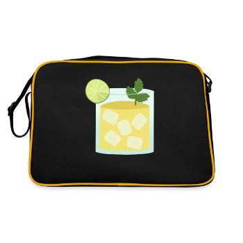 Moscow Mule Cocktail - Retro Bag - black/gold - Back