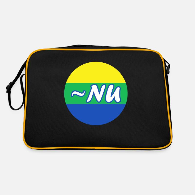 ~NU Logo | ~NU relations Design | Vector Retro Bag