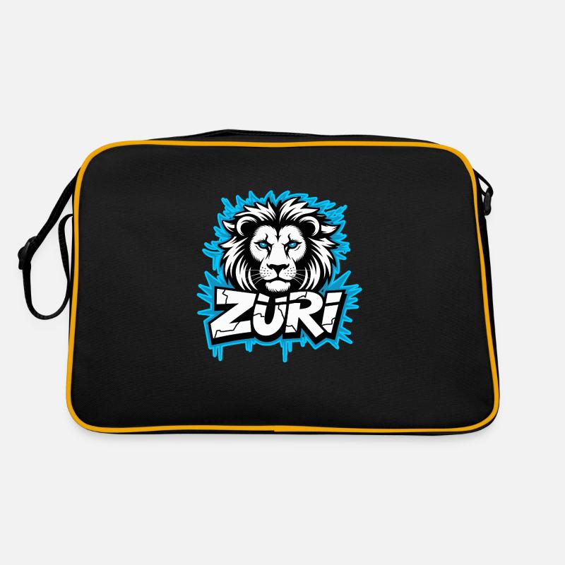 Zueri loewe graffiti Retro Tasche