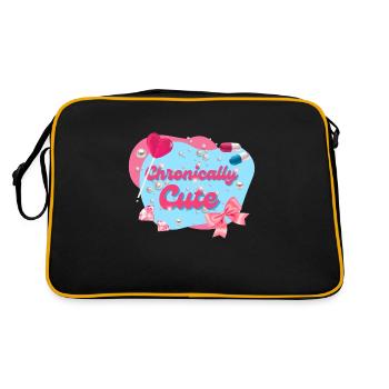 Chroniquement mignon Lolly Bow Pills Diamonds - Sac Retro - noir/or - Dos