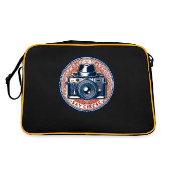 Say Cheese - Click in Style - Retro Bag - black/gold - Back