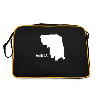 Sud de L.A. blanc - Sac Retro - noir/or - Dos