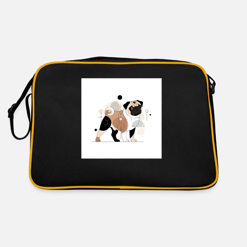 Mops Retro Tasche
