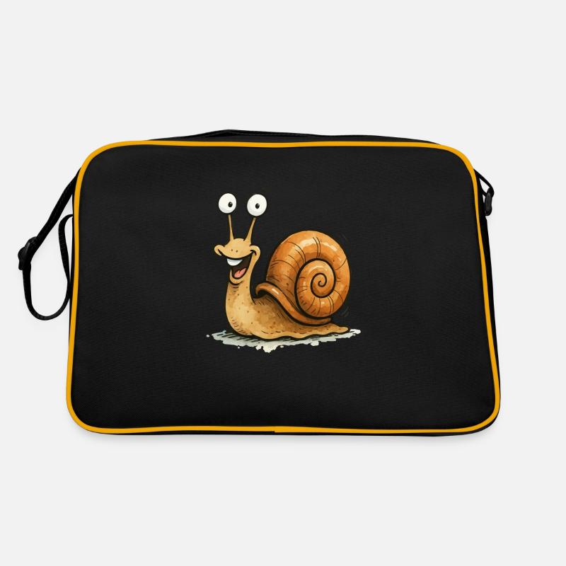 schnecke comic Retro Tasche