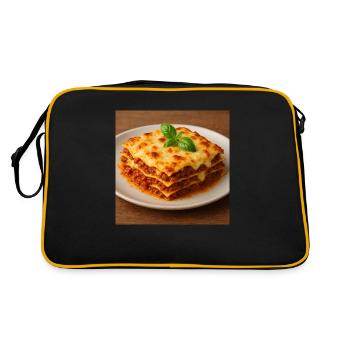 Food - Lasagna - Retro Bag - black/gold - Back