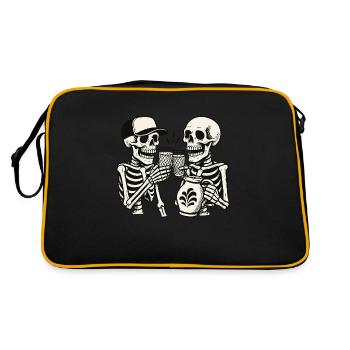 Copains Bembel - Sac Retro - noir/or - Dos