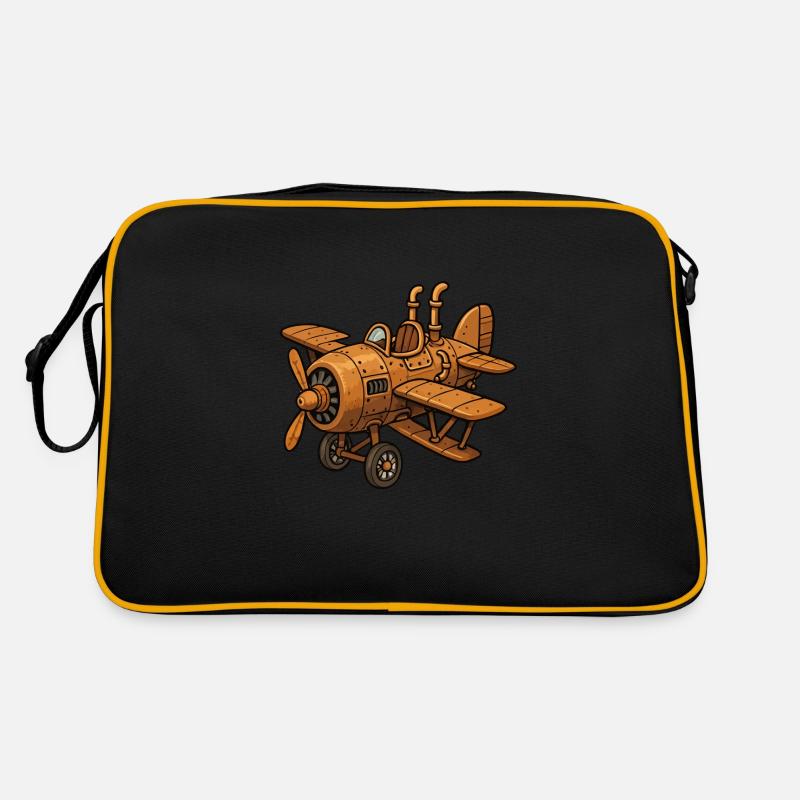 Airplane Steampunk Retro Bag