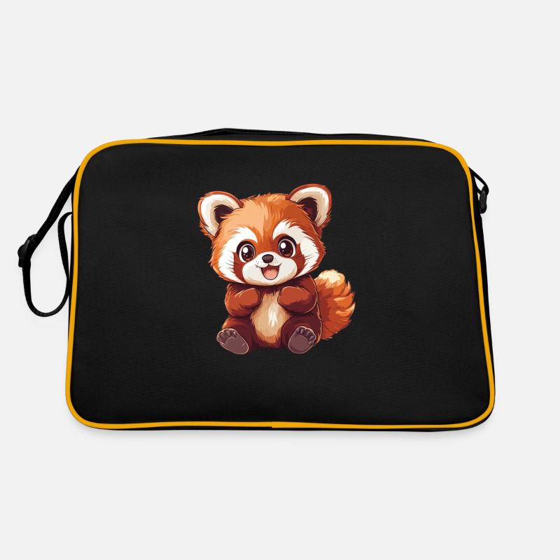 Mignon bébé panda roux petit panda Sac Retro