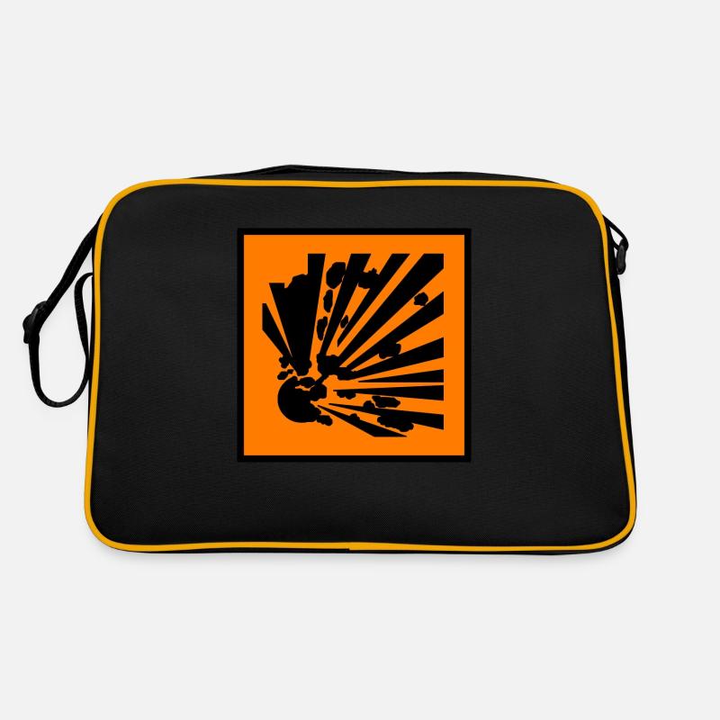 explosions gefahr Retro Tasche