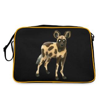 Chien sauvage - Sac Retro - noir/or - Dos