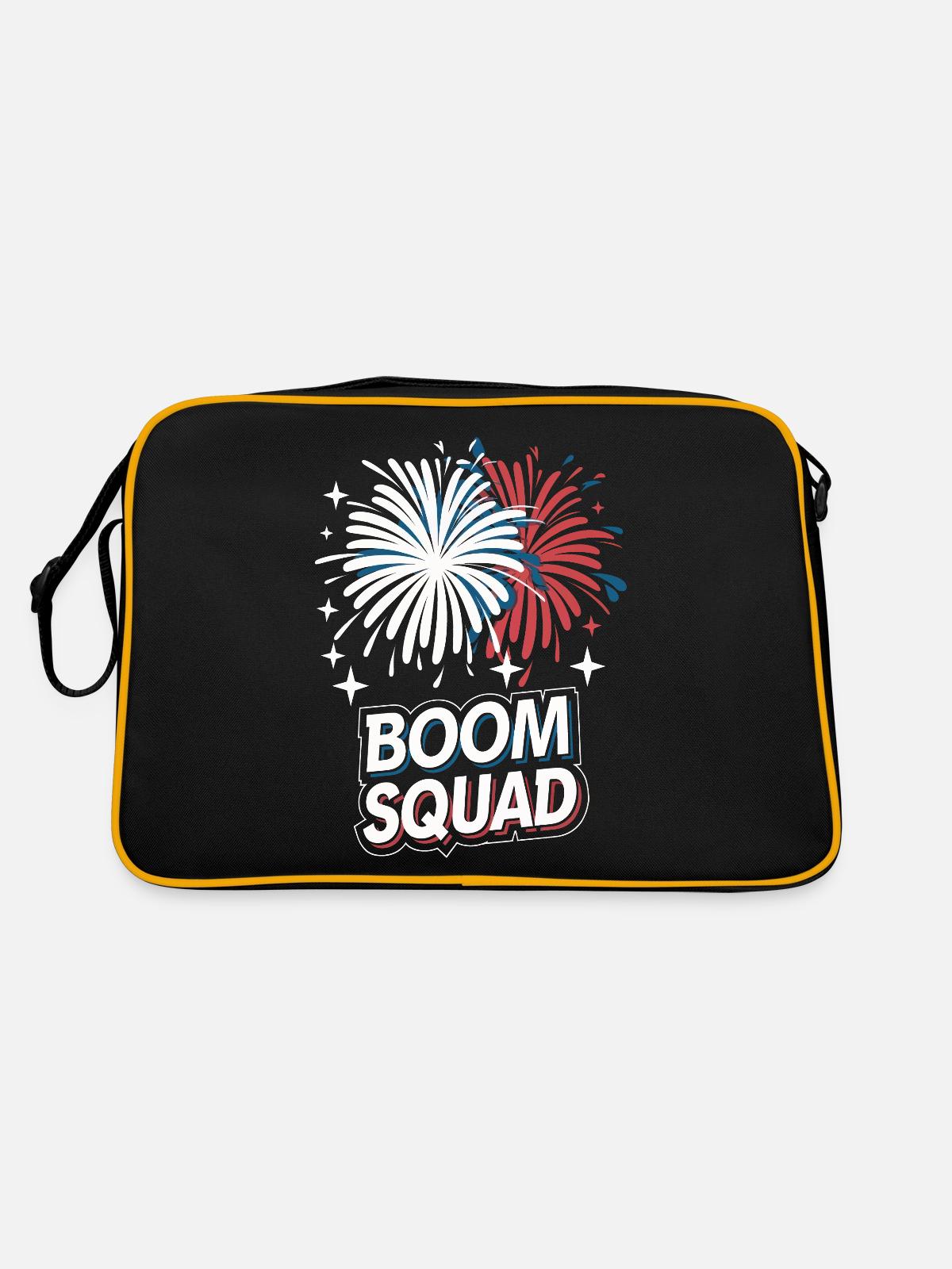 Pyrotechnics Fireworks Pyrotechnics - Retro Bag - black/gold - Back