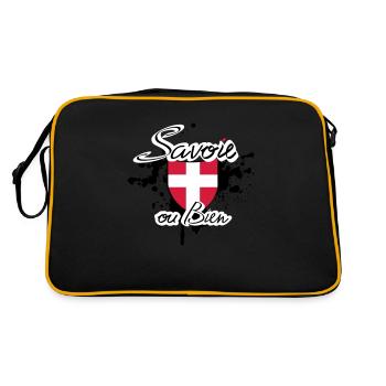 savoie destroy - Sac Retro - noir/or - Dos