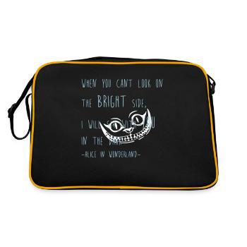 Cat hatter - Retro Bag - black/gold - Back