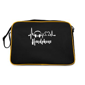 Heartbeat Headphones - Retro Bag - black/gold - Back