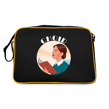 Chef de Choeur Musique Professeur de Musique Amusant Maestro - Sac Retro - noir/or - Dos