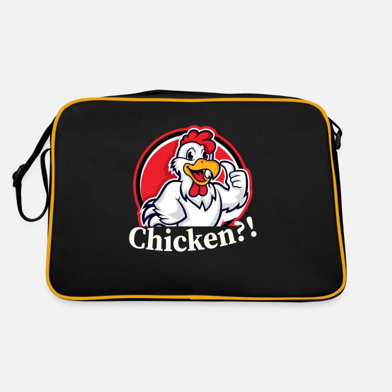 Chicken - Hahn Huhn Ei Retro Tasche