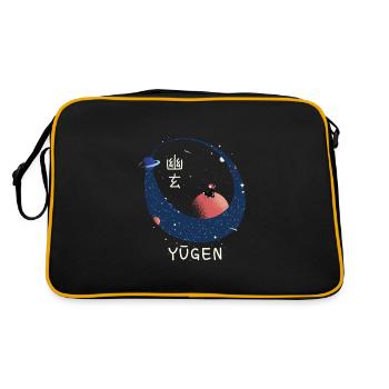 Samouraï sur la Lune Salle Japonais - Sac Retro - noir/or - Dos