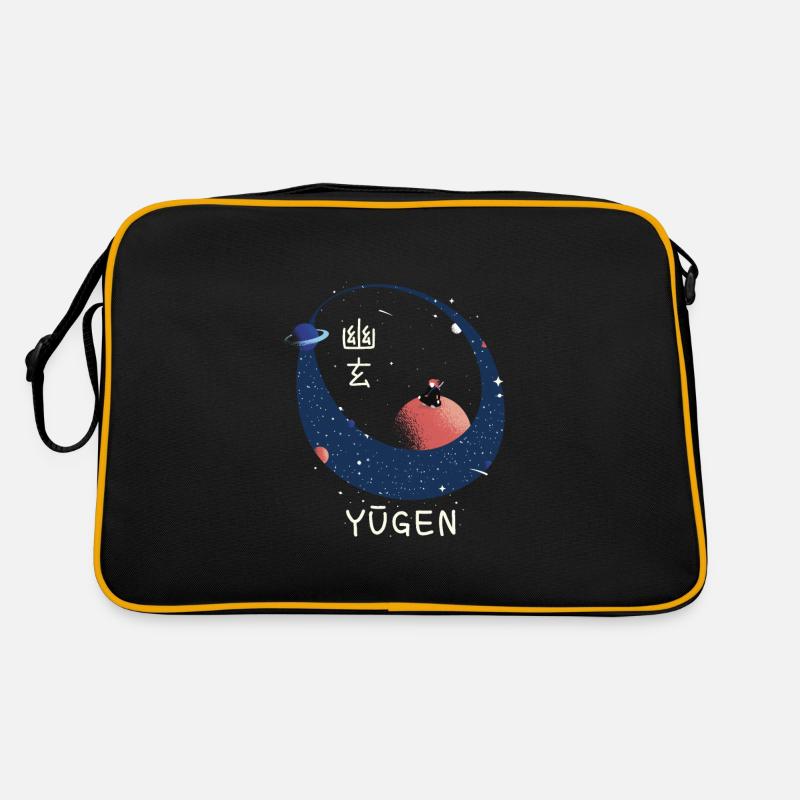 Samurai Auf Dem Mondraum Japanisch Retro Tasche