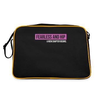 Hip Replacement Surgery Arthroplasty - Retro Bag - black/gold - Back