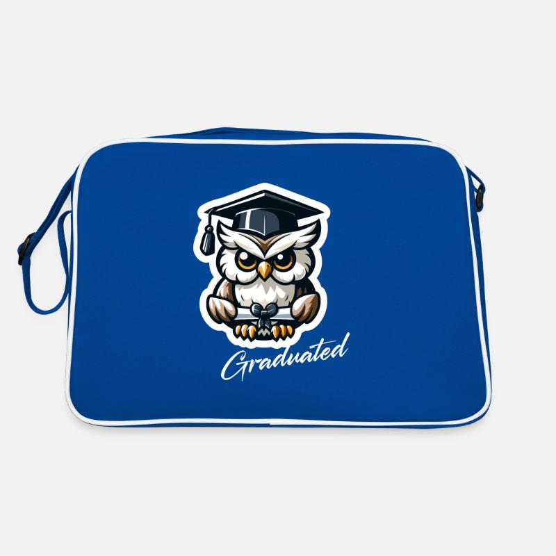 Hochschulabsolvent Abschluss Absolvent Retro Tasche