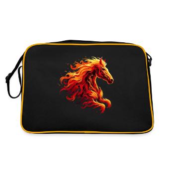 Fire Horse To Animal Horse - Retro Bag - black/gold - Back
