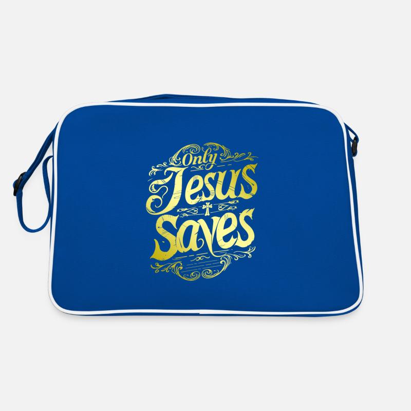 Jesus Christus Rettet Bibelspruch Glaube Hoffnung Retro Tasche