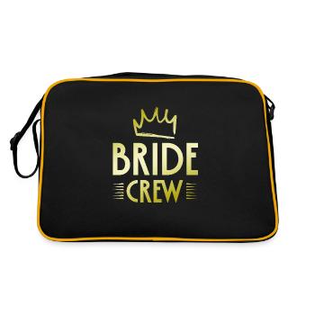 Équipage de la mariée - Sac Retro - noir/or - Dos