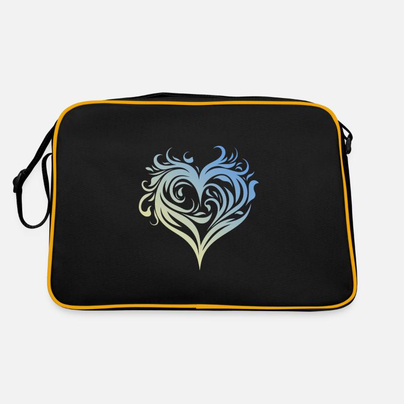 Herz Tribal Retro Tasche