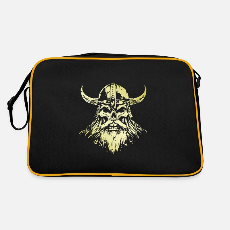 Crâne Viking Sac Retro