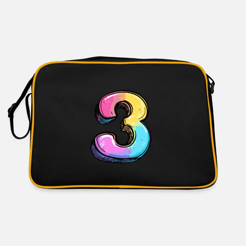 Bande dessinée à 3 chiffres Sac Retro
