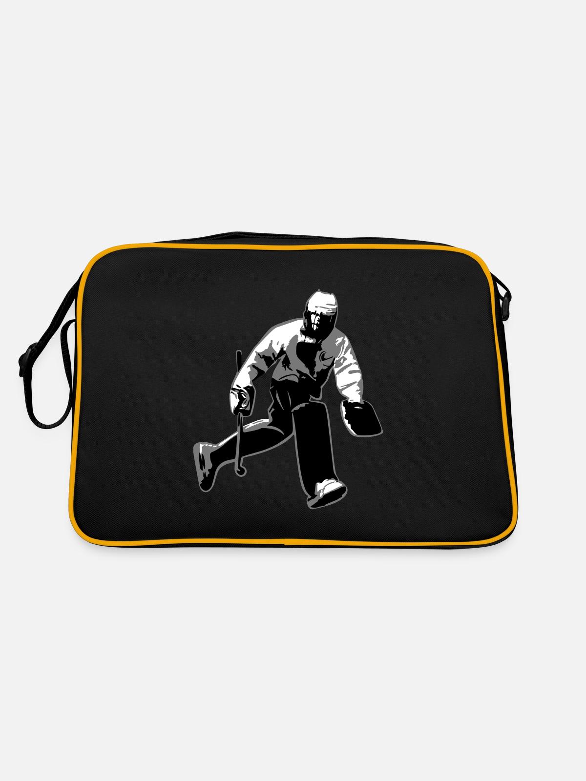 goalkeeper - Retro Bag - black/gold - Back