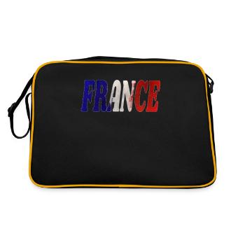 France - Sac Retro - noir/or - Dos