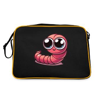 Little Worm - Retro Bag - black/gold - Back