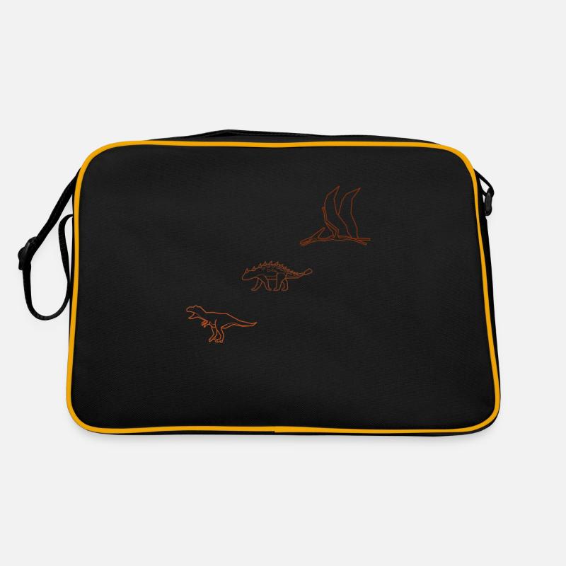 Dinosaurier Retro Tasche