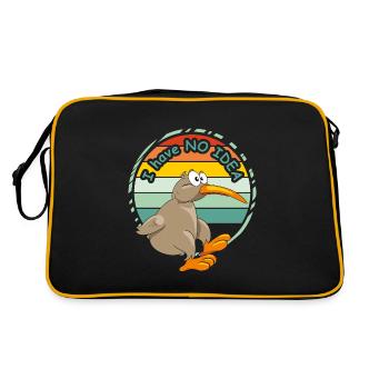 I have no idea - Retro Bag - black/gold - Back