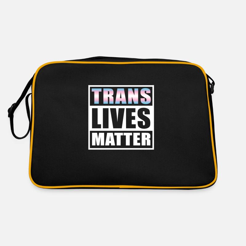 Trans Lives Matter - LGBT Pride CSD Trans Retro Tasche