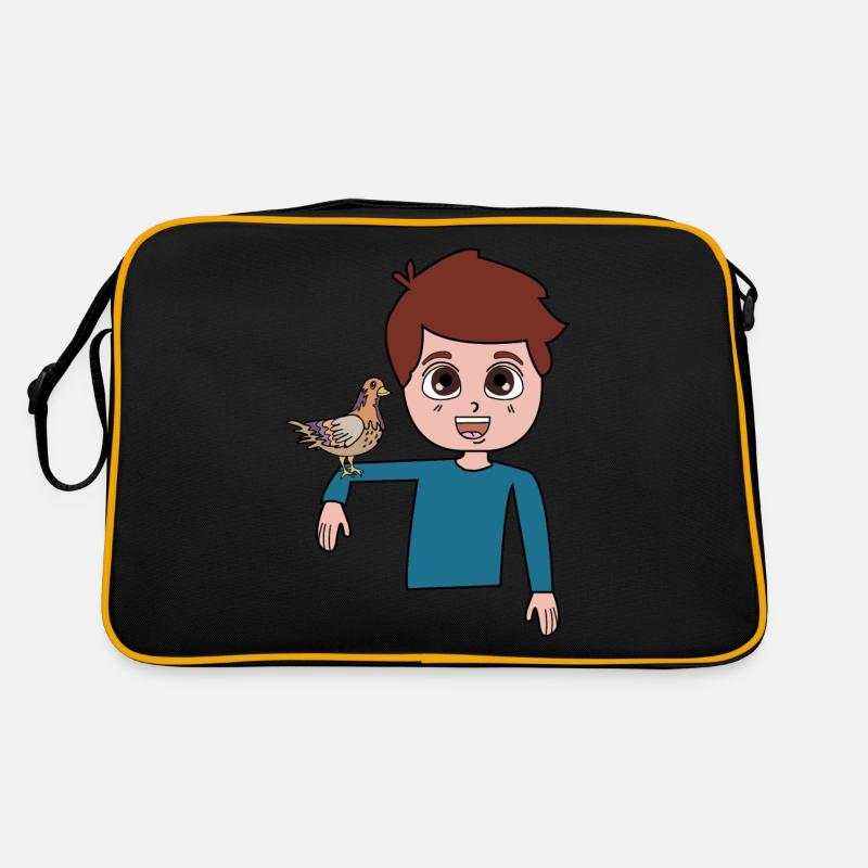 Conception de garçon de pigeon pour les amateurs de pigeons Sac Retro