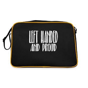 left handed - Retro Bag - black/gold - Back