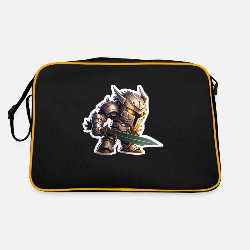 Chevalier robot maléfique Sac Retro
