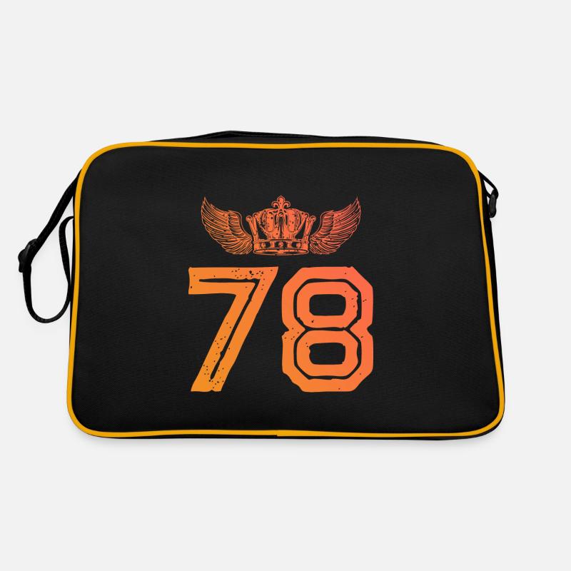 78 Number crown Retro Bag