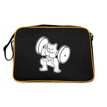 Fitness Fitness Trainer Gym - Retro Bag - black/gold - Back